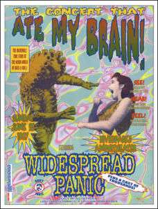 WIDESPREAD PANIC 1997 Signed Original Concert Poster  