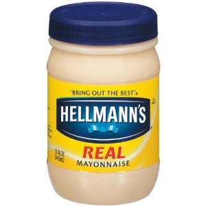 Hellmanns Real Mayonnaise Plastic Jar 15 oz (Pack of 12)  