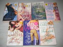 BIG Lot (7) Liz Carlyle Books Wicked All Day A Woman Scorned Tempted 