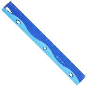  Westcott Soft Touch Wave Ruler with Microban Protection 