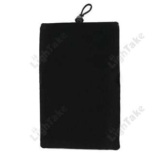 SOFT CLOTH POUCH CASE FOR 7 TABLET PC MID PAD black  