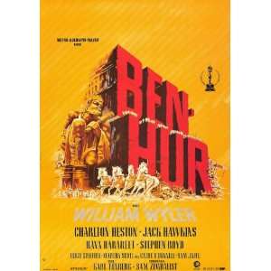  Ben Hur Movie Poster (11 x 17 Inches   28cm x 44cm) (1959 