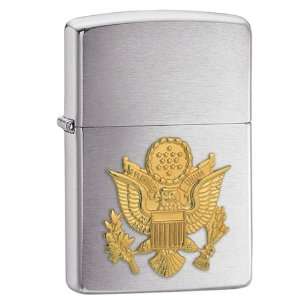   ® Army Emblem Lighter (Free Zippo Lighter Fluid): Sports & Outdoors