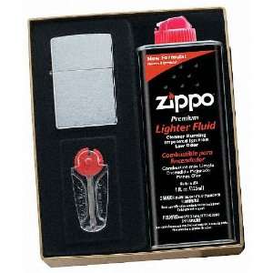  Zippo Lighter Gift Kit with Fluid and Flints: Sports 