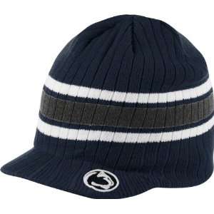  Penn State Nittany Lions Navy Primo Knit Brim Hat: Sports 