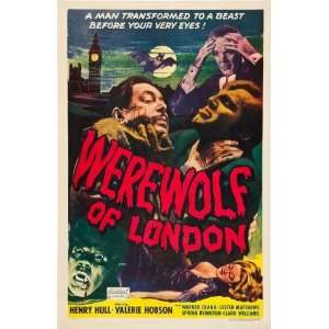  Werewolf Of London Movie Poster #01 24x36in