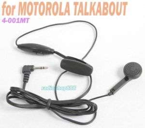 PTT Earpiece for Motorola Talkabout T 5000 T 7400 FR50  