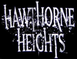 HAWTHORNE HEIGHTS New Lg Black HOODIE/HOODED SWEATSHIRT  