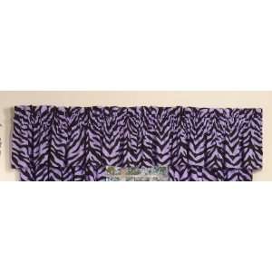   Zebra Bedding by Kimlor: Purple Zebra Valance by Kimlor: Home