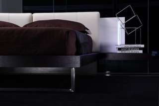 MODERN RENO Leatherette BED Contemporary LOOK LED LIGHT  
