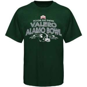   Spartans Green 2010 Alamo Bowl Big Squeeze T shirt
