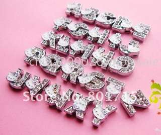 26pc 8mm A Z Cat Slide letters Fit Band  