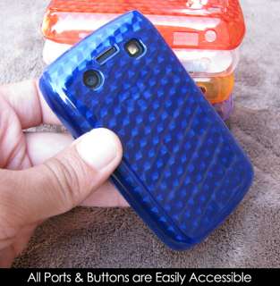 Blue TPU Silicone Case for BlackBerry Bold 9700 9020  