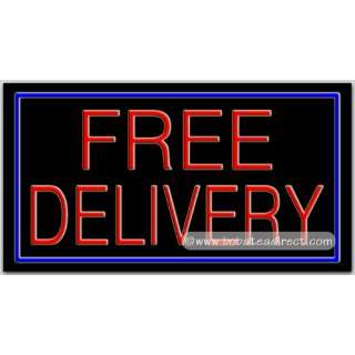 Free Delivery Neon Sign  Grocery & Gourmet Food