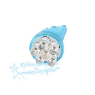2x Blue T10 6 LED Wedge Light Bulbs 194 W5W 912 921  