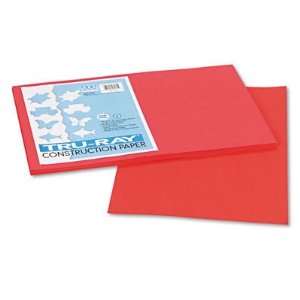  Construction Paper, 12x18, Red, 50/Pack PAC103062 