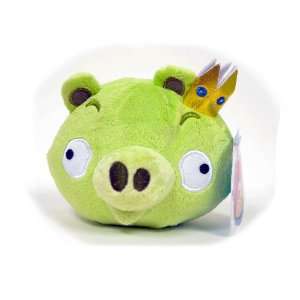  Angry Birds Green Pig Wearing a Crown Plush Toy Toys 