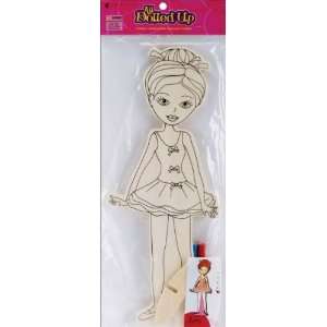   All Dolled Up Wood Doll Kit Lucy (WDC DM3 7) Arts, Crafts & Sewing