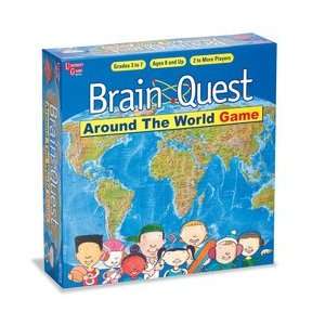    University Games Brain Quest Around the World Game: Toys & Games