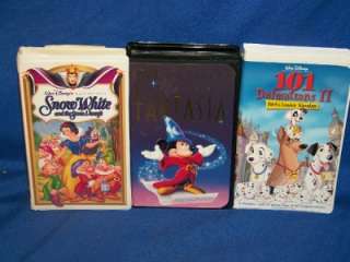 24 Disney VHS Snow White, Toy Story, Fantasia, Mary Poppins, and More 