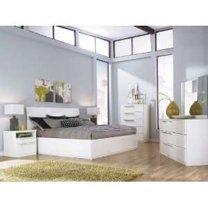  Jansey Platform Bedroom Set: Home & Kitchen