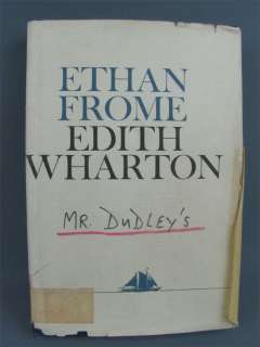 Vintage 1939 Ethan Frome Book by Edith Wharton w/ Notes  