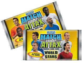Match Attax 2010 World Stars Cards Booster Pack  
