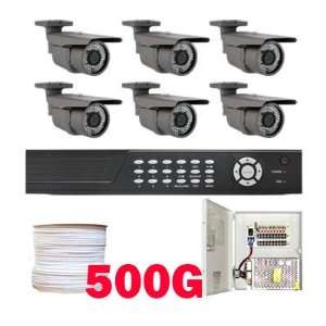 Channel Real Time (500GB HD) DVR Security Camera CCTV Surveillance 