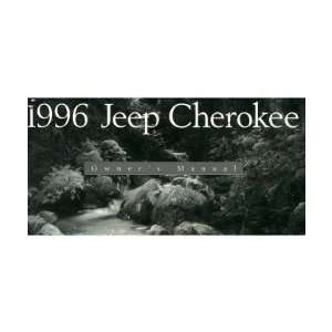  1996 JEEP CHEROKEE Owners Manual User Guide: Automotive