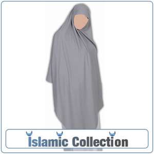 Grey Triangle Khimar Hijab Abaya Niqab islamic clothes  