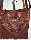   JEANS FLORAL TONAL EMBROIDER ABBEY ROAD FOLDOVER BAG HKRUD999 BROWN