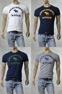 Abercrombie Brand Mens A & F Tee Shirts NEW FELDSPAR Muscle Fit T 