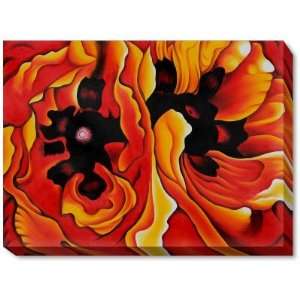   Art OKeeffe, Oriental Poppies   38W x 28H in 
