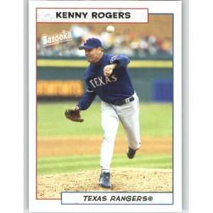  2005 Bazooka Minis #41 Kenny Rogers   Texas Rangers 