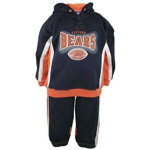   Bears Navy Blue Toddler Two piece Warm Up Suit: Sports & Outdoors