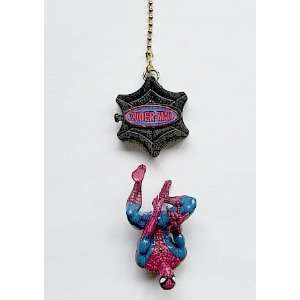 New RARE Awesome Spiderman Retractable Light Lamp or Ceiling Fan Pull 