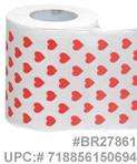 Funny Novelty Toilet Paper Hearts Paper  
