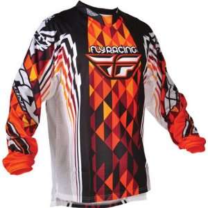    FLY RACING KINETIC YOUTH MX OFFROAD JERSEY ORANGE XL: Automotive