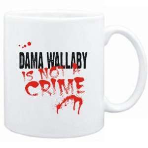 Mug White  Being a  Dama Wallaby is not a crime 