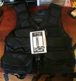 BLACKHAWK! Omega Tactical Vest Medic / Utility   Black  