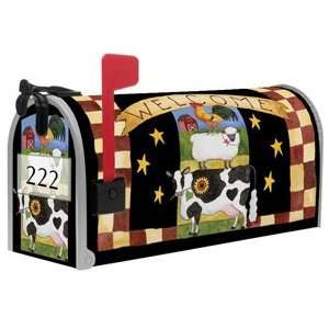  Farm Welcome Magnetic Mailbox Cover w Street Numbers 