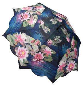 Galleria Water Lily Dream Folding Umbrella Great Birthday Gift  