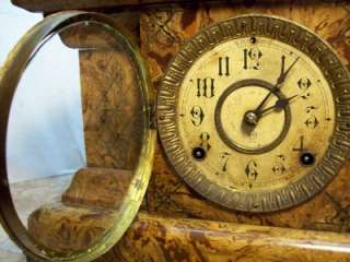 Antique Seth Thomas Tan Adamantine Clock *Made in 1893*  