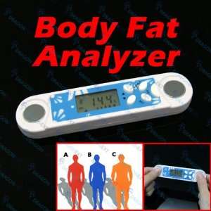  LCD Display Body Fat Scan Healthy Control Tester Analyzer 