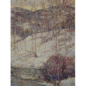 FRAMED oil paintings   Ernest Lawson   24 x 32 inches   Blue Stream No 