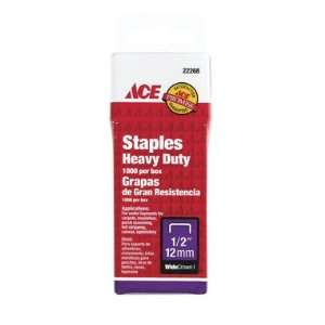  Staples 1/2 Heavy Duty Wide Crown, 1,000 Pack: Home 