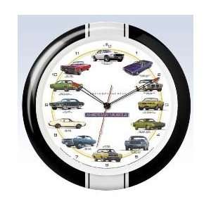 13 American Muscle Car Wall Clock With Engine Sounds #MC13:  