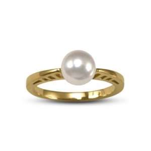  Arch Japanese Akoya Cultured Pearl Ring American Pearl Jewelry