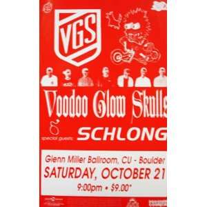  Voodoo Glow Skulls Boulder Original Concert Poster