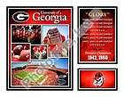 GEORGIA BULLDOGS FIGHT SONG MATTED COLLECTIBLE PHOTO